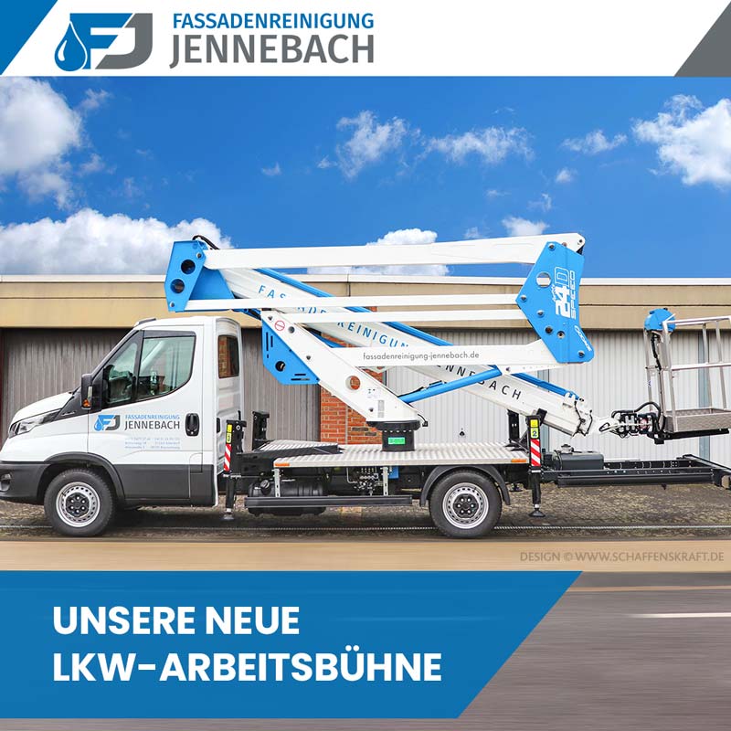 Unsere neueLKW-Arbeitsbühne